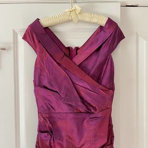 Off-Shoulder Ruched Gown by Teri Jon